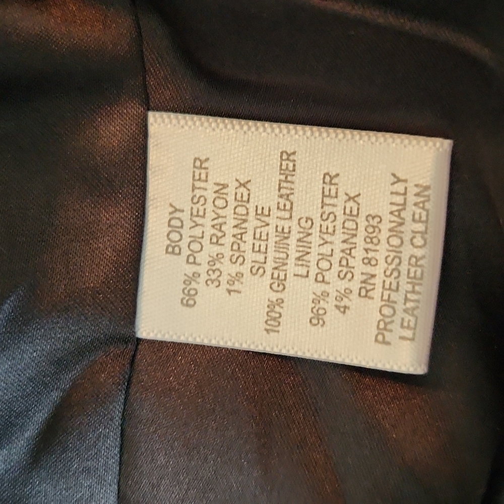 GILI Got It Love It Leather and fabric jacket 2 - Picture 11 of 11